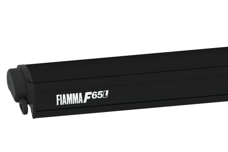 FIAMMA F65 L auvent camping car, caravane - boîtier noir, Couleur du tissu Royal Grey